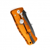 Нож SR-1 Aluminium Orange Frame Black Blade Lion Steel складной L/SR1A OB